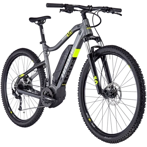Електровелосипед Haibike SDURO HardNine 1.0 400Wh 9 s. Altus 29 ", рама L, сіро-лаймово-чорний, 2020: Ємність батареї, Втч 400