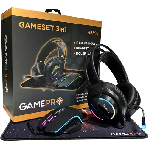 Мышь GamePro GS890 (Мышь и наушники): Тип сенсора оптический