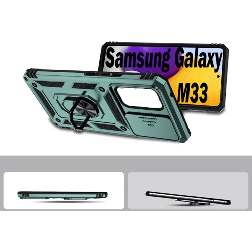 Аксесуар для смартфона BeCover Military Dark Green для Samsung M336 Galaxy M33 5G (707390): Тип накладка на заднюю часть