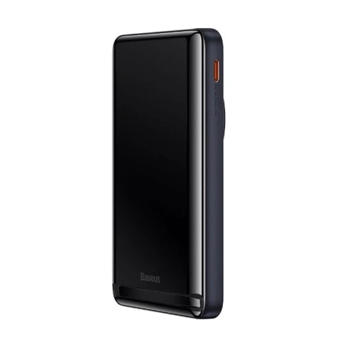 Внешний аккумулятор Baseus Power Bank 10000mAh 20W Magnetic Bracket Wireless Fast Charge Blue (PPCX000203): Кабели/переходники для смартфонов в комплекте USB Type-C