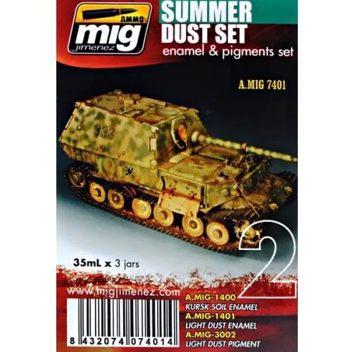 Набор загрязнения MIG (AMMO) A-MIG-7401: Летняя запыленность