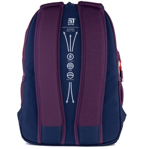 Рюкзак Kite Education K21-813L-4: Спинка Ортопедическая (анатомическая)
