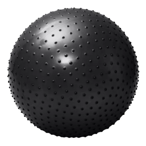 Мяч для фитнеса 4FIZJO Anti-Burst Black массажный 65 см (4FJ0618)
