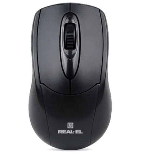 Мишка REAL-EL RM-207, USB, black: Тип сенсора оптичний
