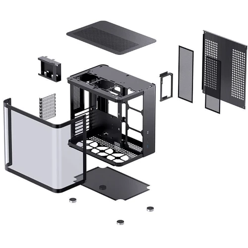 Корпус Jonsbo TK-2 Black: Форм-фактор материнской платы ATX/MicroATX/Mini-ITX