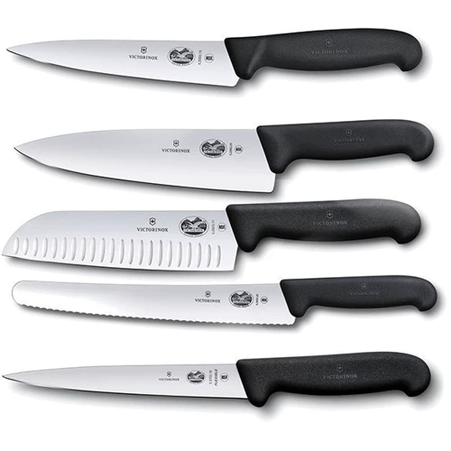 Набор кухонных ножей Victorinox Fibrox In-Drawer 6 пр. (5.1143.5): Метериал лезвия нержавеющая сталь