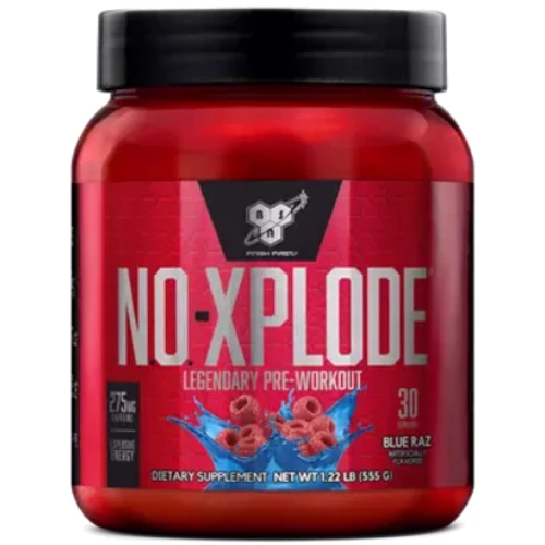 Предтренировочный комплекс BSN N.O.-XPLODE 555 g / 30 servings / Blue Raspberry