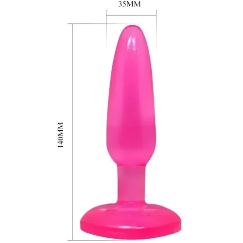 Анальная пробка на присоске Butt plug, BI-017001 Pink