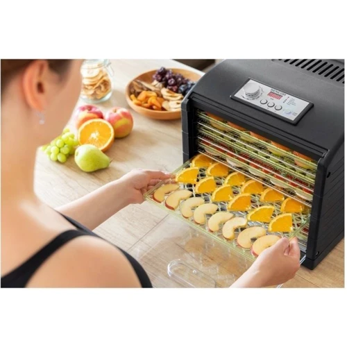 Сушарка для фруктів та овочів Sencor SFD 6601BK: Габарити, см 31x34.5x45