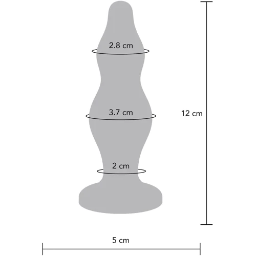 Анальная пробка Toy Joy Striker Buttplug (синий)