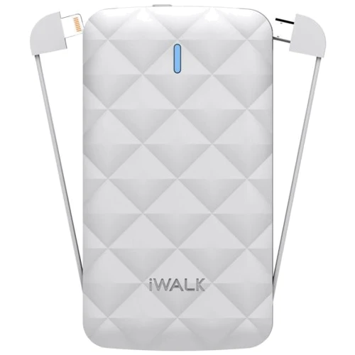 Внешний аккумулятор iWALK Power Bank Duo 3000mAh Lightning/microUSB White (UBO3000)