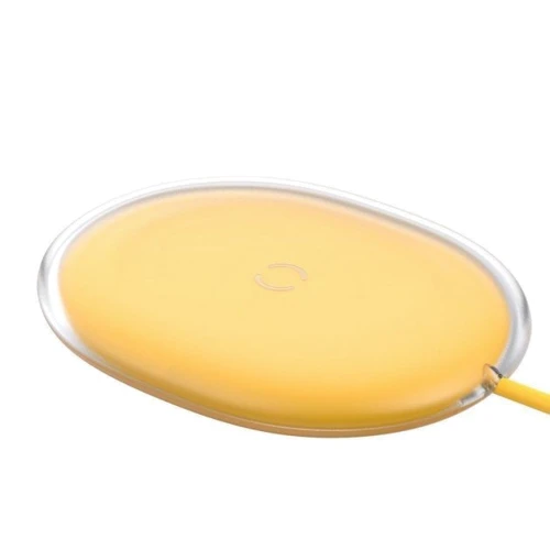 Зарядное устройство Baseus Wireless Charger Jelly 15W Yellow (WXGD-0Y): Количество USB-портов нет