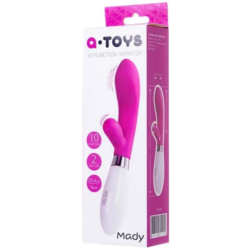 Вибратор с клиторальным отростком Toyfa A-Toys - Mady