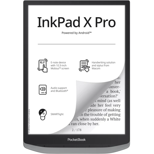 Електронна книга PocketBook 1040D InkPad X Pro Mist Grey (PB1040D-M-WW)