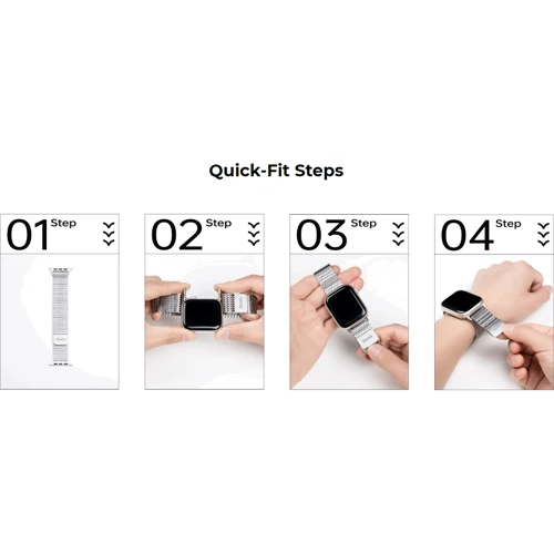 Аксесуар для Watch Benks Magnet Band Silver для Apple Watch 38/40/41mm фото 8
