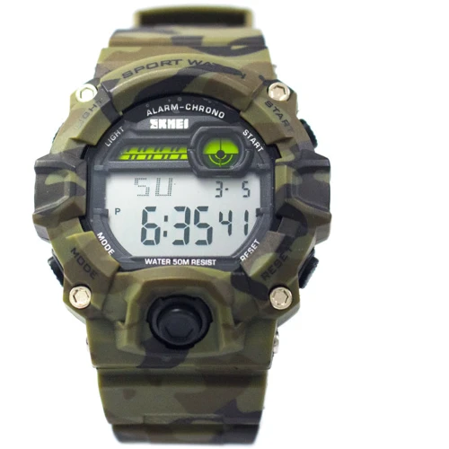Наручний годинник Skmei 1197 Green Camo: Тип чоловічі
