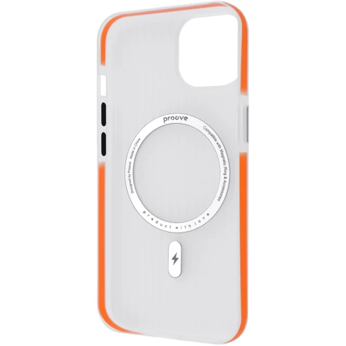 Чехол для iPhone Proove Astro Case with Magnetic Ring Orange for iPhone 15: Материалы Пластик