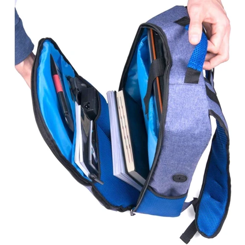 Сумка для ноутбука Vinga 15.6" Backpack Blue (NBP450BL): Місткість синій