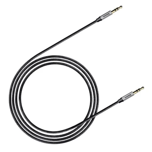 Кабель Baseus Audio Cable AUX 3.5mm Jack M30 Yiven 1m Black (CAM30-BS1) фото 3