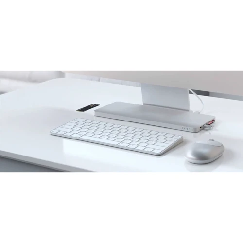 Адаптер Satechi Adapter USB-C to USB-C+2xUSB+SD+M.2 SSD Slot+USB Silver (ST-UCISDS) for iMac 24 фото 10