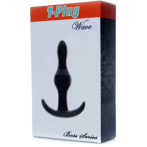 Анальная пробка Boss Series - T Plug Wave Black (BS6700063)