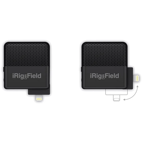 Микрофон IK MULTIMEDIA iRIG MIC FIELD: Тип преобразователя Конденсаторный