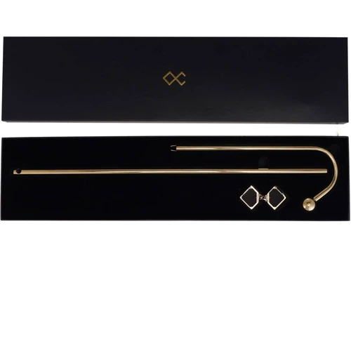 Анальний гак LOCKINK Golden Adjustable Anal Hook Set