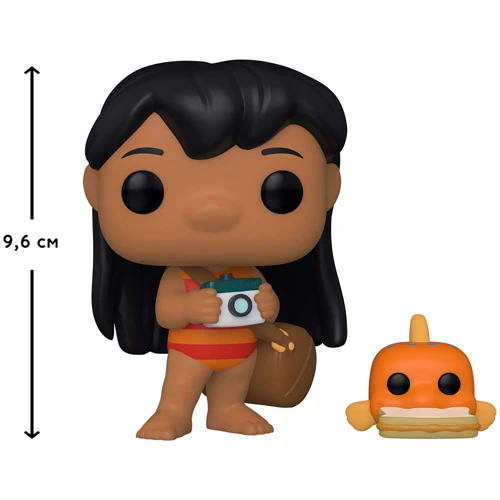 Игровая фигурка Funko серии Лило и Стич - Лило с рыбкой (55621): Тип Персонаж мультфильма, фильма