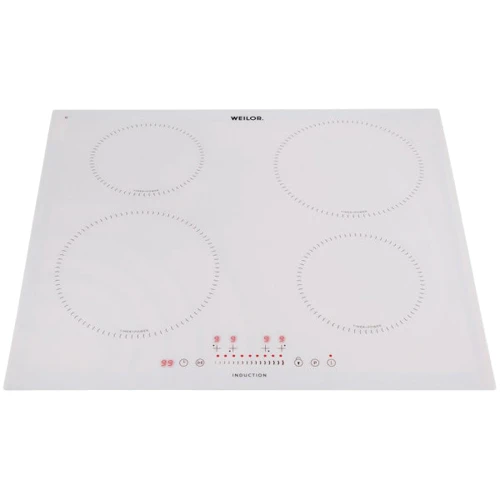 Варильна поверхня електрична WEILOR WIS 642 WHITE: Індукційних конфорок 4