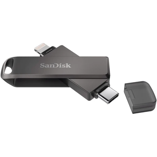 USB-флешка SanDisk 256GB iXpand Drive Luxe Type-C /Lightning Black (SDIX70N-256G-GN6NE)