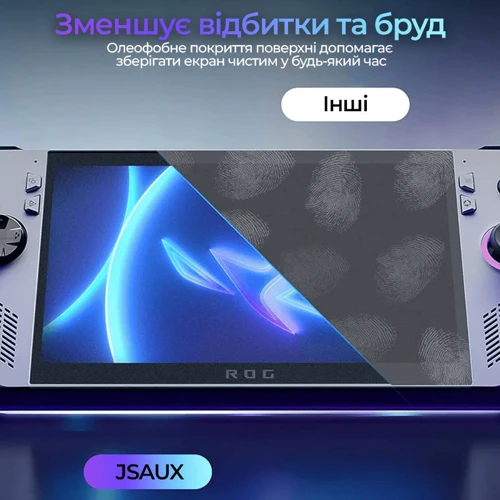 Аксесуар для приставки JSAUX Tempered Glass GP0113 ROG Ally (6126755803414) фото 3