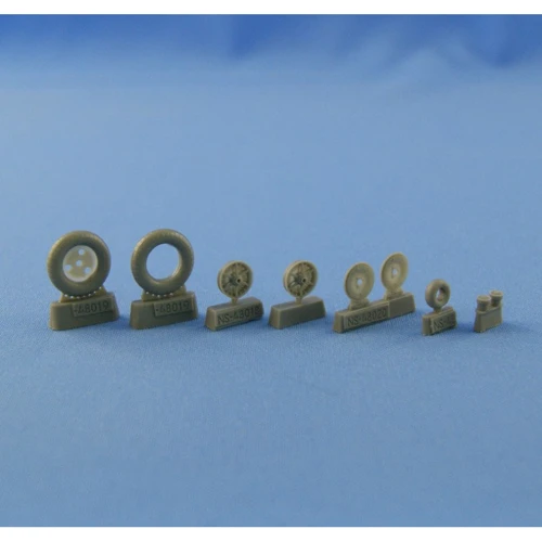 Колеса Northstar Models для Ме-109 E4-E-7, с шинами "Continental", (смола)