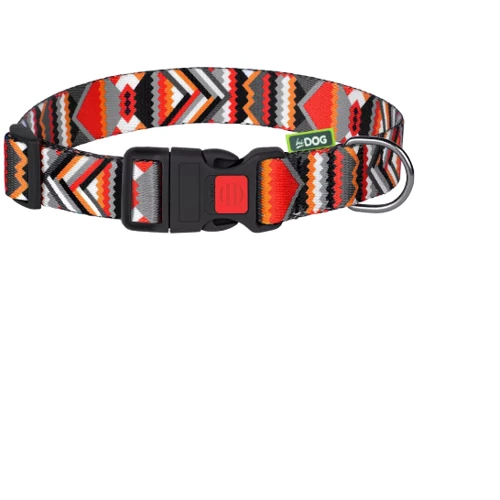 Нашийник HiDog Geometric XS 10 мм 18-28 см різнокольоровий (101\1002)