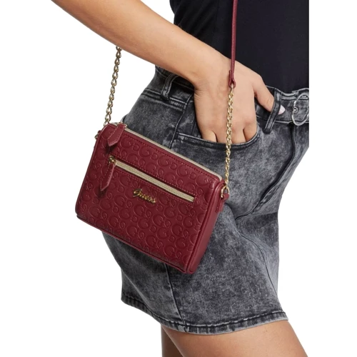 Жіноча сумка крос боді бордова GUESS (843061105761): Тип Сумки