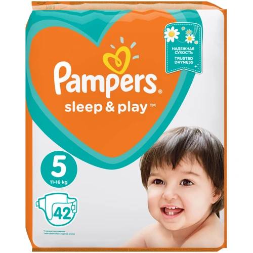 Подгузники Pampers Sleep&Play Размер 5 11-16 кг, 42 шт (8001090784674) фото 11