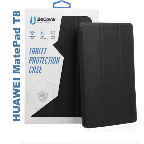 Аксессуар для планшетных ПК BeCover Smart Case Black for Huawei MatePad T8 (705074) фото 4