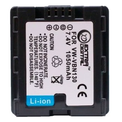 Аккумулятор ExtraDigital Panasonic VW-VBN130 фото 2