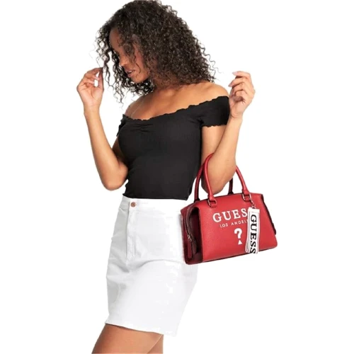 Жіноча сумка саквояж GUESS червона (190231388227): Стать жіночий