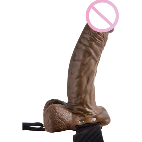 Полый страпон Fetish Fantasy Series 7 Hollow Strap On, 17,5x4 см, коричневый