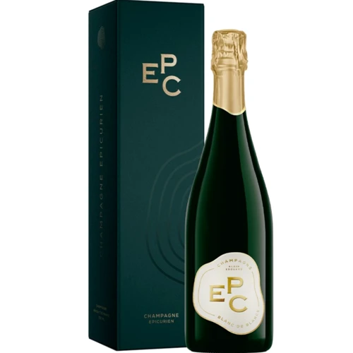 Шампанское Champagne EPC Blanc de Blancs Brut gift box белое брют 12.5 % 0.75 л (WHS3770012693015)