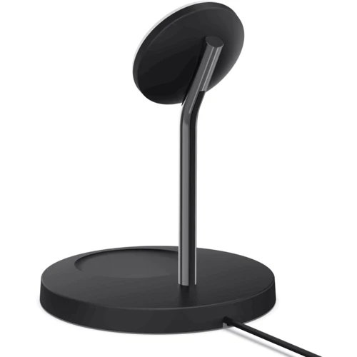Зарядное устройство Belkin Wireless Charger Stand MagSafe Black (WIZ010VFBK) for iPhone 16 I 15 I 14 I 13 I 12 series: Количество USB-портов нет