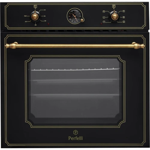 Духова шафа електрична Perfelli BOE 6644 BL Retro: Приготування на пару немає