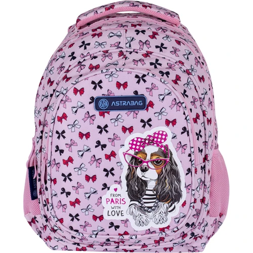 Рюкзак AB330 Sweet Dog With Bows (502021562): Спинка Ортопедическая (анатомическая)