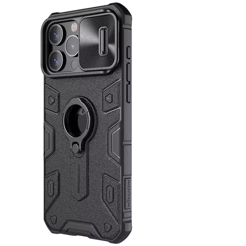Чехол для iPhone Nillkin CamShield Armor Black for iPhone 15 Pro Max: Цвет черный