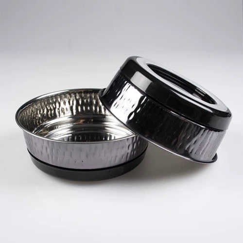 Миска для собак Duvo+ Feeding Bowl Glossy Fix нековзна 11.7x11.7x4.2 см чорна (5414365351397): Тип Миски