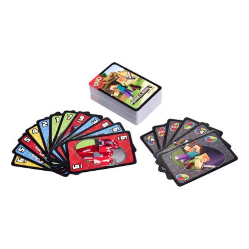 Карточная игра UNO "Minecraft": Вид карточные