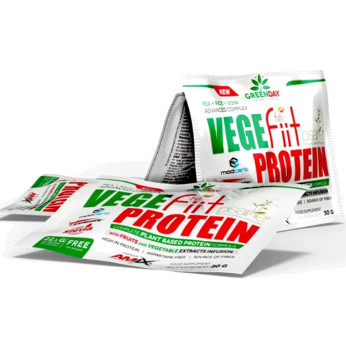 Протеин Amix GreenDay Vege-Fiit Protein 30 g / 1 serving / double chocolate