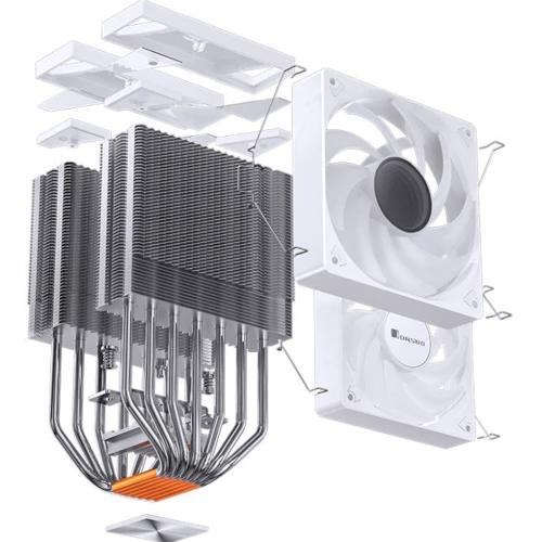 Кулер JonsboCR-3000 ARGB White: Регулювання оборотів широтно-импульсная модуляция (PWM)