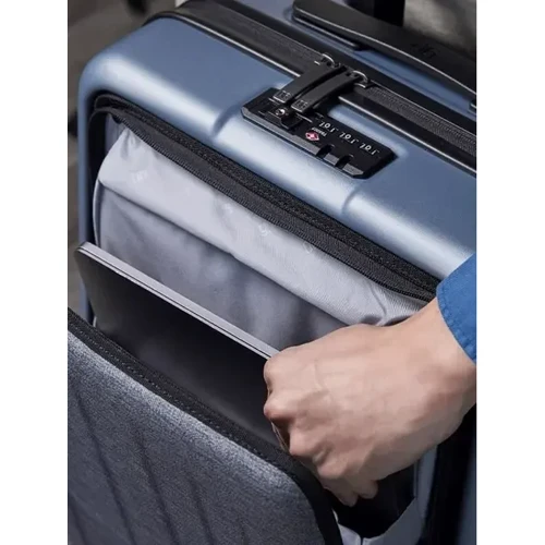 Чемодан Xiaomi Ninetygo Seine Luggage 20'' Blue (6941413217927): Материал Поликарбонат + Полиэстер