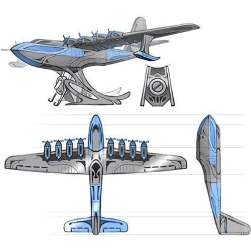 Коллекционная модель Metal Time Celestial Hercules Spruce Goose H-4 Aircraft (MT100): Количество деталей, шт. 170